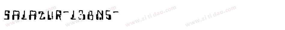 Salazur-L38n5字体转换