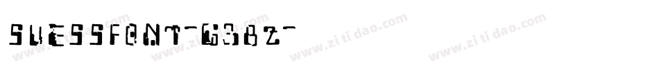 Suessfont-G38Z字体转换