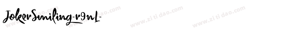 JokerSmiling-r9nL字体转换