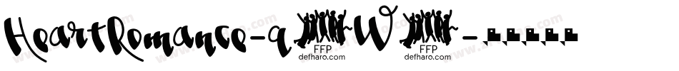 HeartRomance-q5W0字体转换