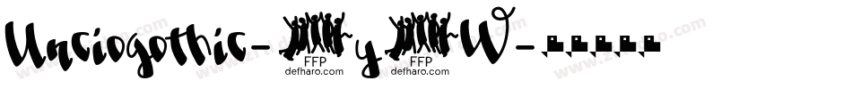 Unciogothic-4y5W字体转换