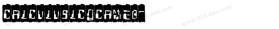 CalculusLCDCameo字体转换