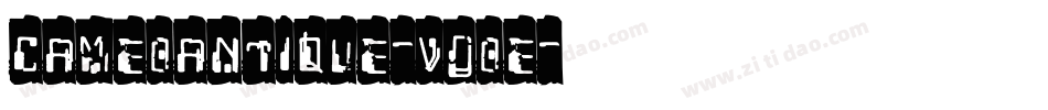 Cameoantique-vdOE字体转换