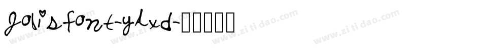 Jolisfont-yAxd字体转换