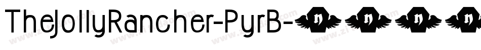 TheJollyRancher-PyrB字体转换