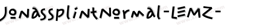 JonassplintNormal-LEMZ字体转换