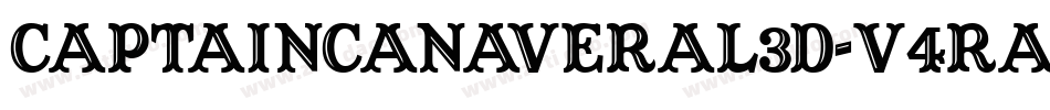 CaptainCanaveral3D-v4rA字体转换
