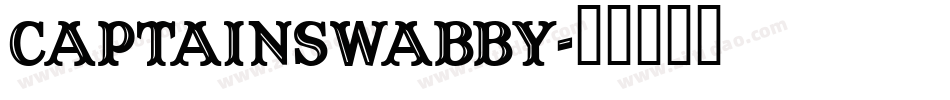 CaptainSwabby字体转换