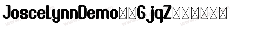 JoscelynnDemo-1GjqZ字体转换
