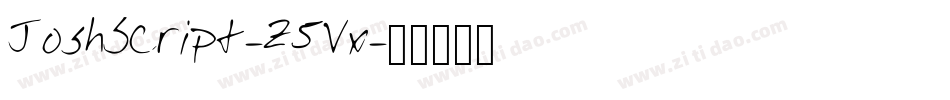 JoshScript-Z5Vx字体转换