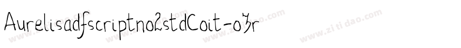 Aurelisadfscriptno2stdCoit-o3r0字体转换