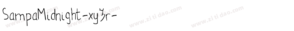 SampaMidnight-xy3r字体转换