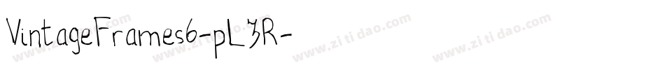 VintageFrames6-pL3R字体转换