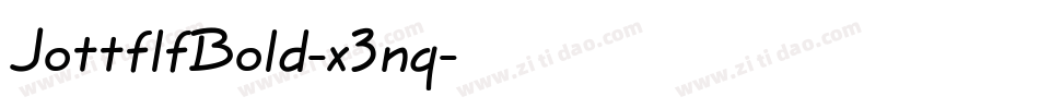 JottflfBold-x3nq字体转换