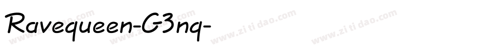 Ravequeen-G3nq字体转换