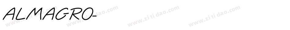 ALMAGRO字体转换