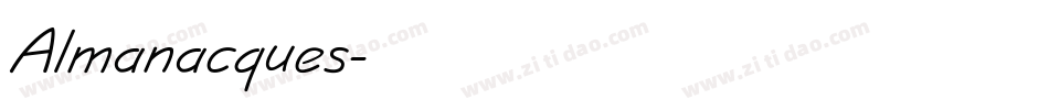 Almanacques字体转换