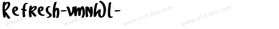 Refresh-vmnWL字体转换