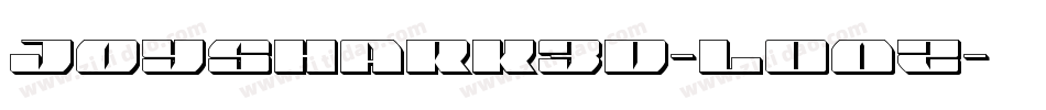 JoyShark3D-l0OZ字体转换