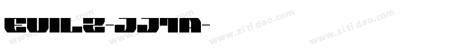 Evilz-JJ1a字体转换