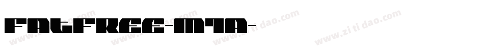 FatFree-m1a字体转换
