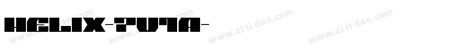 Helix-7v1A字体转换