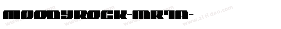 Moodyrock-mr1a字体转换