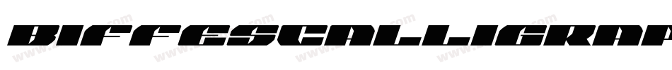 BiffesCalligraphy-39wZ字体转换