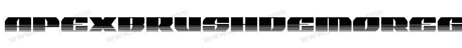 ApexBrushDemoRegular-V3Ay字体转换