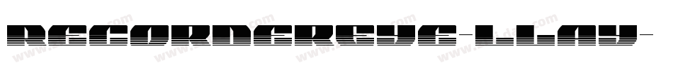 RecorderEye-lLAy字体转换