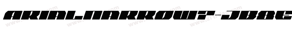ArialNarrow7-JB8E字体转换