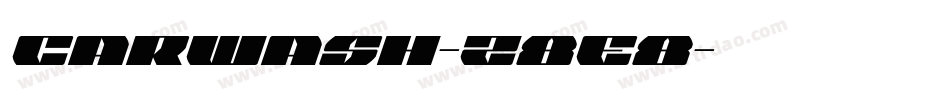 Carwash-Z8E8字体转换