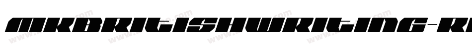 Mkbritishwriting-rr1A字体转换 Mkbritishwriting-rr1A字体转换
