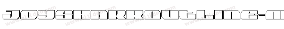 JoySharkOutline-Memw字体转换