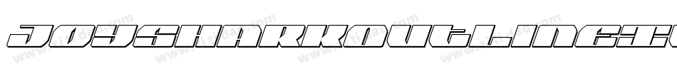JoySharkOutlineItalic-K9wA字体转换