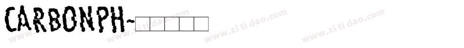 CARBONPH字体转换