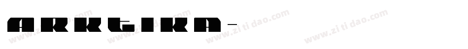 Arktika字体转换