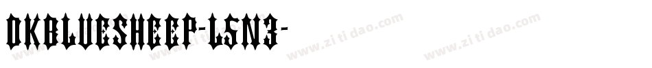 Dkbluesheep-L5n3字体转换