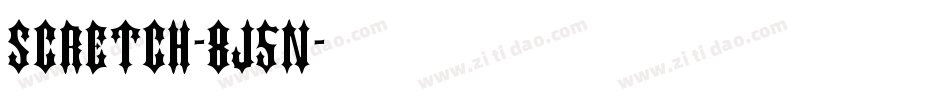 Scretch-8j5n字体转换 Scretch-8j5n字体转换