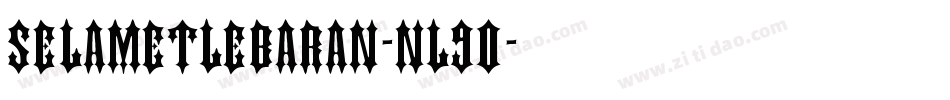 SelametLebaran-nl9O字体转换