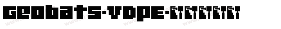 Geobats-vDpE字体转换