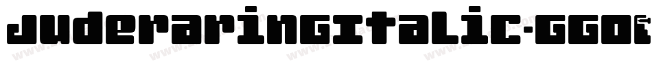 JuderaringItalic-ggO4字体转换