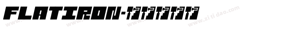 FLATIRON字体转换