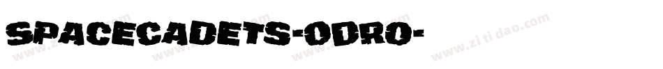 SpaceCadets-ODRo字体转换