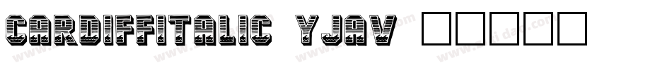 CardiffItalic-yjAV字体转换