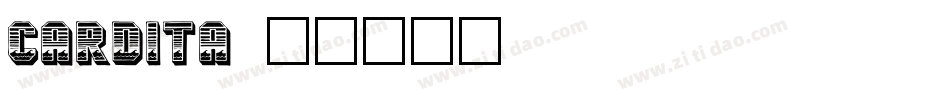 Cardita字体转换