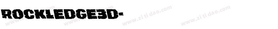 rockledge3d字体转换