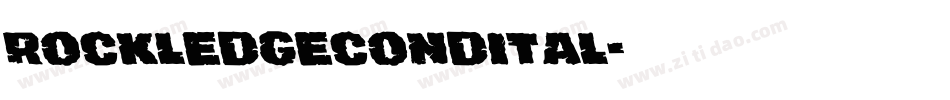 rockledgecondital字体转换