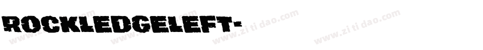 rockledgeleft字体转换
