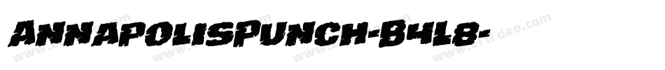 AnnapolisPunch-B4L8字体转换